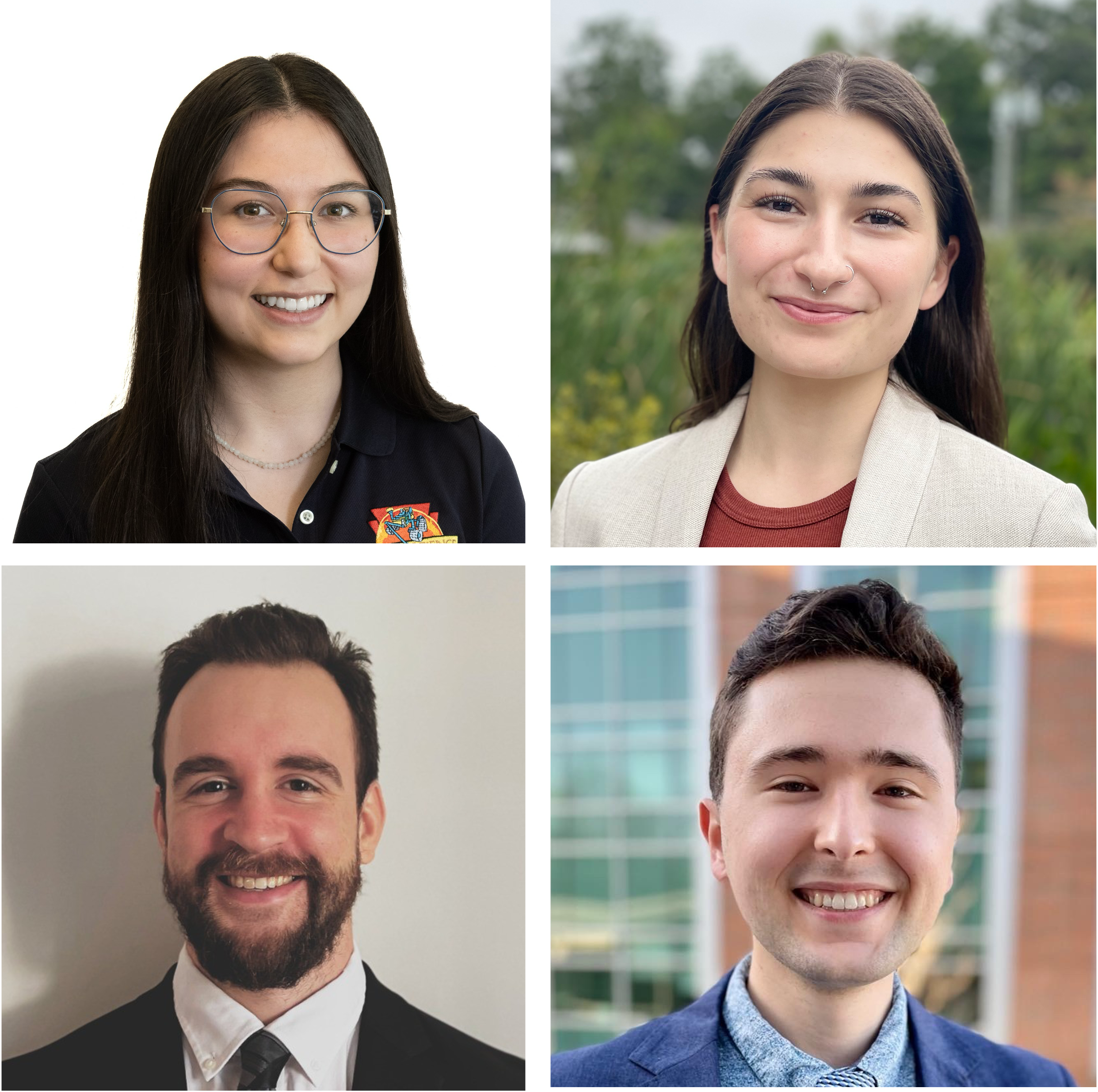New College of Sciences ARCS Scholars (from left to right): Alivia Eng, Marrissa Izykowicz, Zach Mobille, and John Pederson. New College of Sciences ARCS Scholars (from left to right): Alivia Eng, Marrissa Izykowicz, Zach Mobille, and John Pederson.