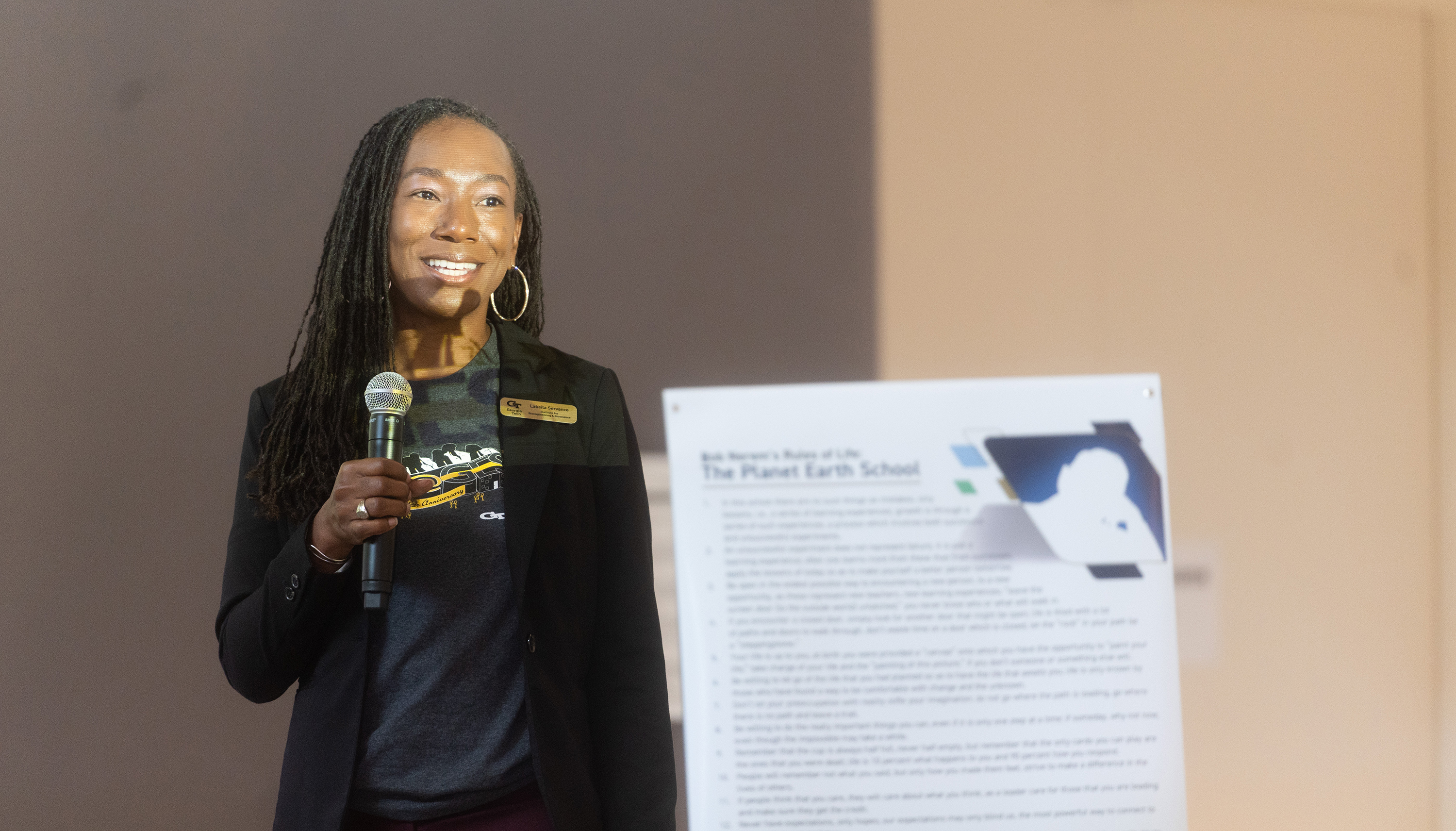 Lakeita Servance tells the story of Project ENGAGES. The high school science education program is one of Bob Nerem's legacies. Lakeita Servance tells the story of Project ENGAGES. The high school science education program is one of Bob Nerem's legacies.