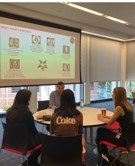 During breakout sessions, Coca-Cola employees answered questions and networked with Career Trek students. During breakout sessions, Coca-Cola employees answered questions and networked with Career Trek students.