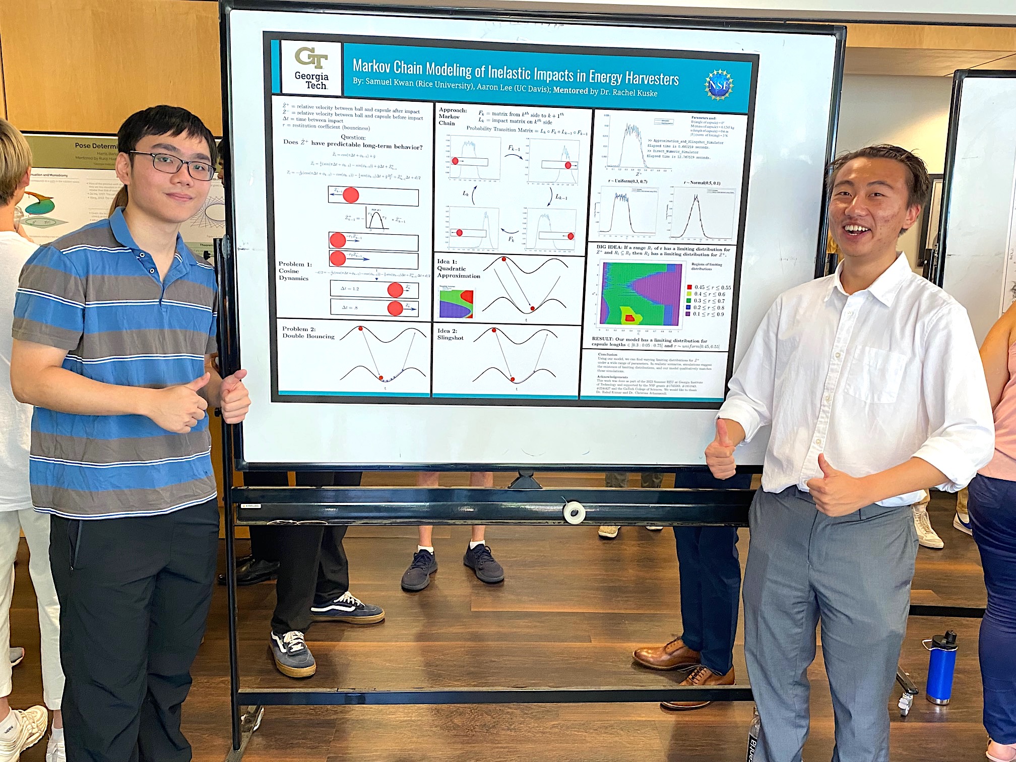 Samuel Kwan of Rice Univ. and Aaron Lee, rising senior at the Univ. of California, Davis. (Photo Renay San Miguel).jpg
Samuel Kwan of Rice Univ. and Aaron Lee, rising senior at the Univ. of California, Davis. (Photo Renay San Miguel).jpg