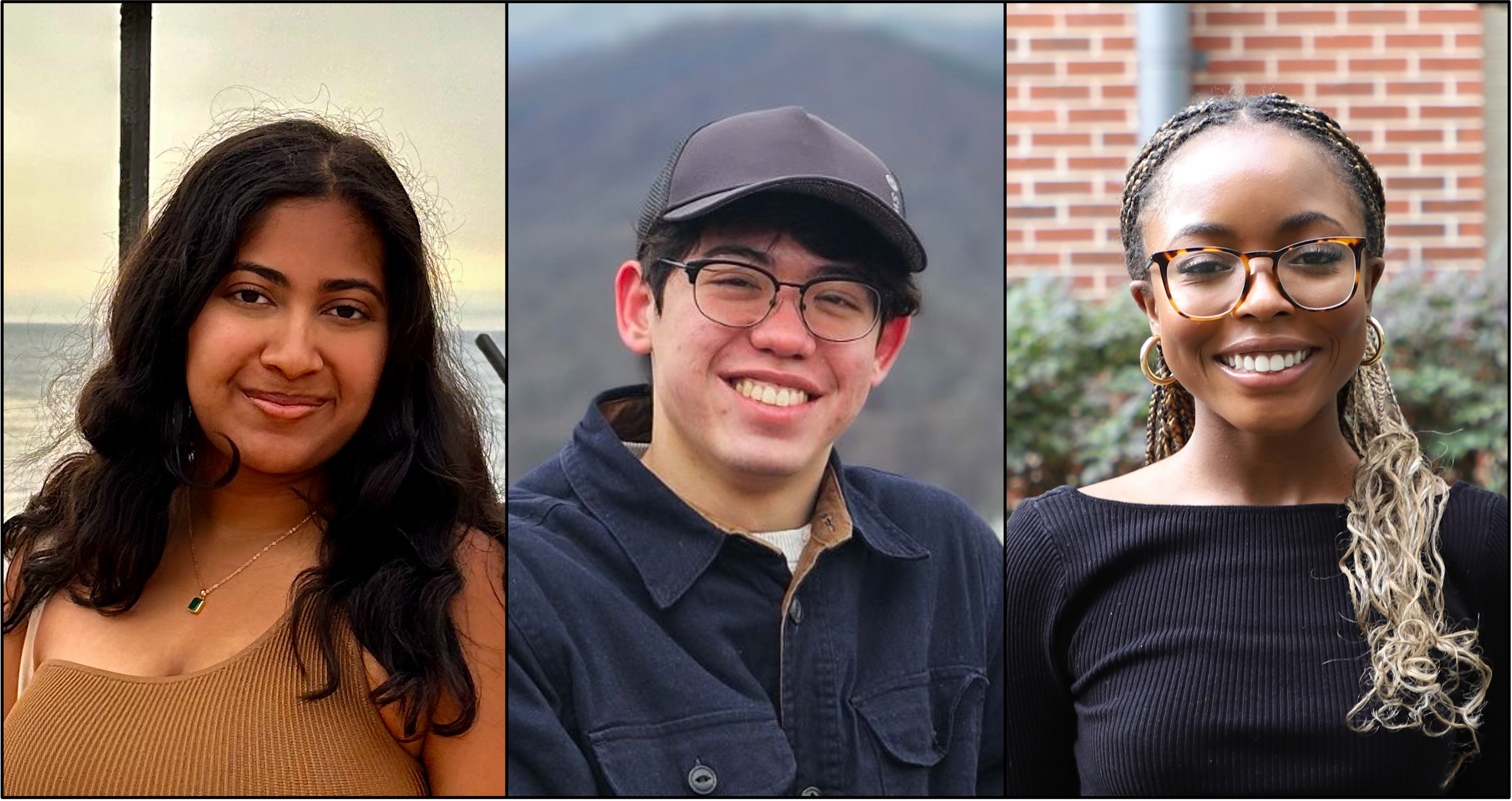 Congratulations to the walk-on Stamps President's Scholars from the College of Sciences: Sonali Kaluri, Seth Kinoshita, and Medina McCowin. Congratulations to the walk-on Stamps President's Scholars from the College of Sciences: Sonali Kaluri, Seth Kinoshita, and Medina McCowin.